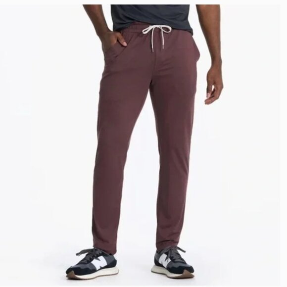 Vuori Men’s Ponto Performance Pant Brown Straight Leg Sweatpants Dreamknit M - Picture 1 of 10